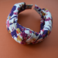 Luxury Silk Knot Alice band - Liberty of London Artist Ombrellino printed silk - Silk & Lawn
