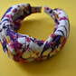 Luxury Silk Knot Alice band - Liberty of London Artist Ombrellino printed silk - Silk & Lawn