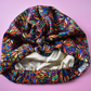 Luxury Turban & Head wrap - Pure silk - Liberty of London Artist Jewel - graphic printed silk - Silk & Lawn