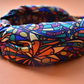 Silk Knot Alice band - Liberty of London Artist Jewel graphic printed silk - Silk & Lawn