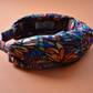 Silk Knot Alice band - Liberty of London Artist Jewel graphic printed silk - Silk & Lawn