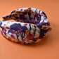 Luxury Silk Knot Alice band - Liberty of London Artist Ombrellino printed silk - Silk & Lawn