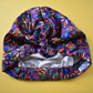 Luxury Turban & Head wrap - Pure silk - Liberty of London Artist Jewel - graphic printed silk - Silk & Lawn
