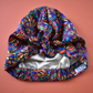 Luxury Turban & Head wrap - Pure silk - Liberty of London Artist Jewel - graphic printed silk - Silk & Lawn