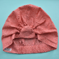 Salty Sea Knot - Swimming Cap Topper - Swim Turban - Red Marco - Silk & Lawn