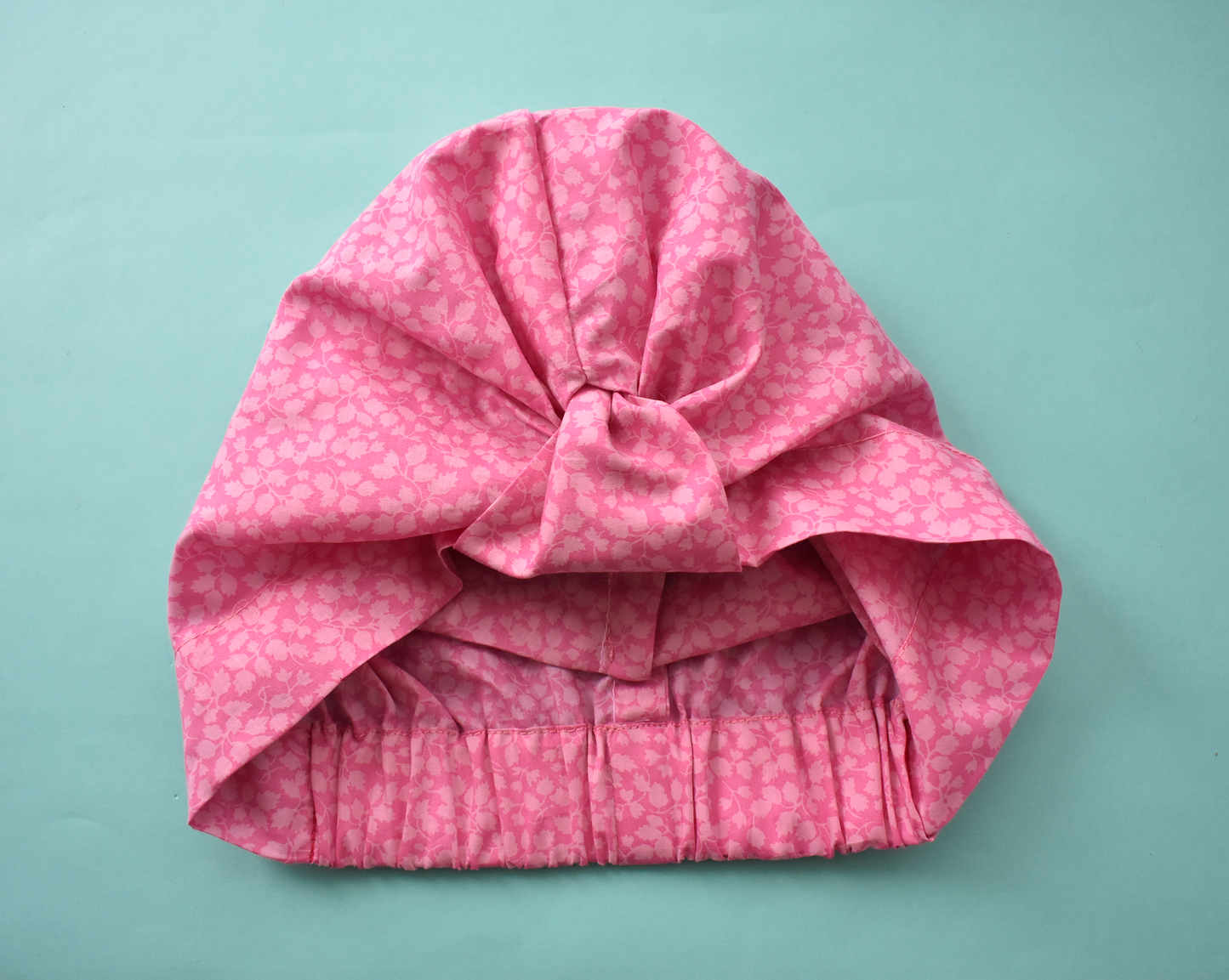 Salty Sea Knot - Swimming Cap Topper - Swim Turban - Pink Glenjade