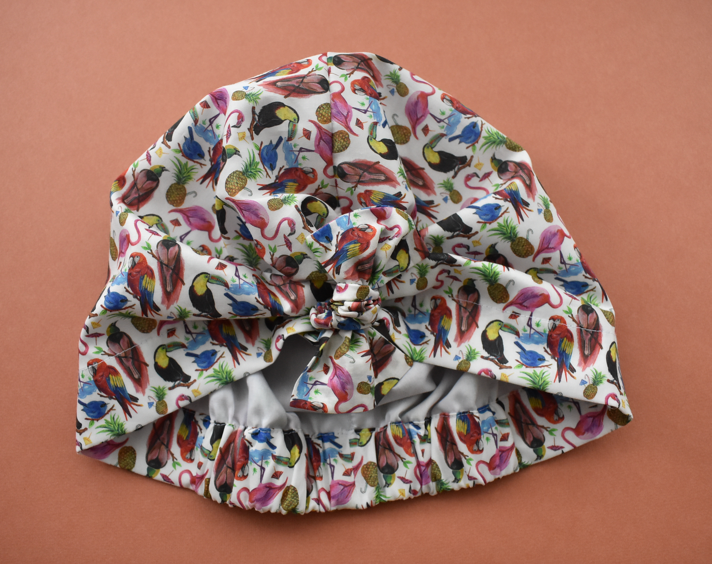 Ladies Turban Hat - Liberty of London Birds of Paradise
