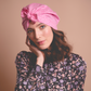 Ladies Turban Hat - Liberty of London Glenjade Pink - Silk & Lawn