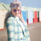 Ladies Turban Hat - Liberty of London Birds of Paradise - Silk & Lawn