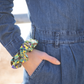 Scrunchie - Liberty of London Babylon - Silk & Lawn