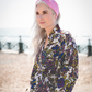 Ladies Twisted Turban Headband - Liberty of London Glenjade Pink - Silk & Lawn
