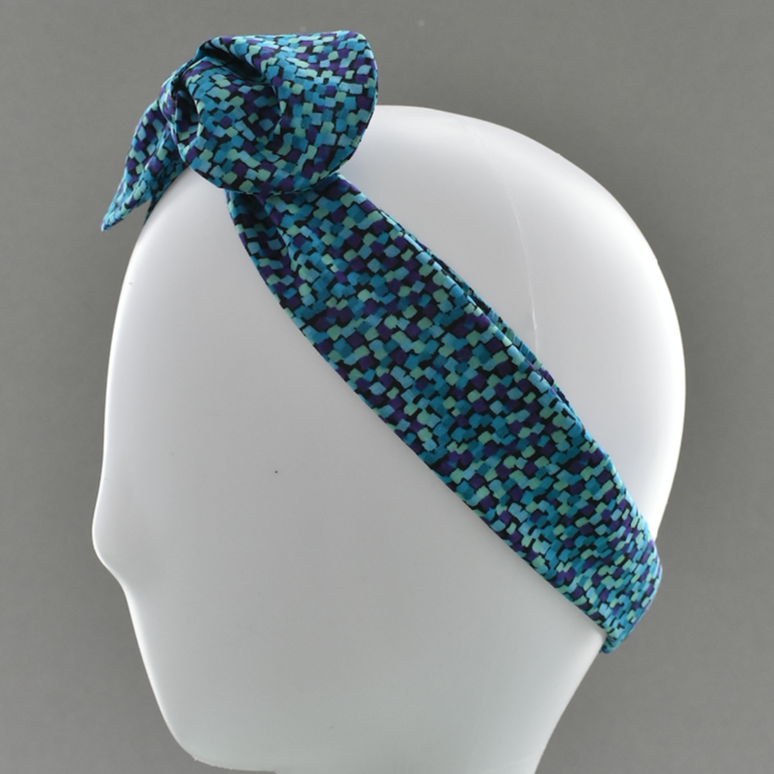 Ladies Knot hairband - Liberty of London Mayhaze Blue
