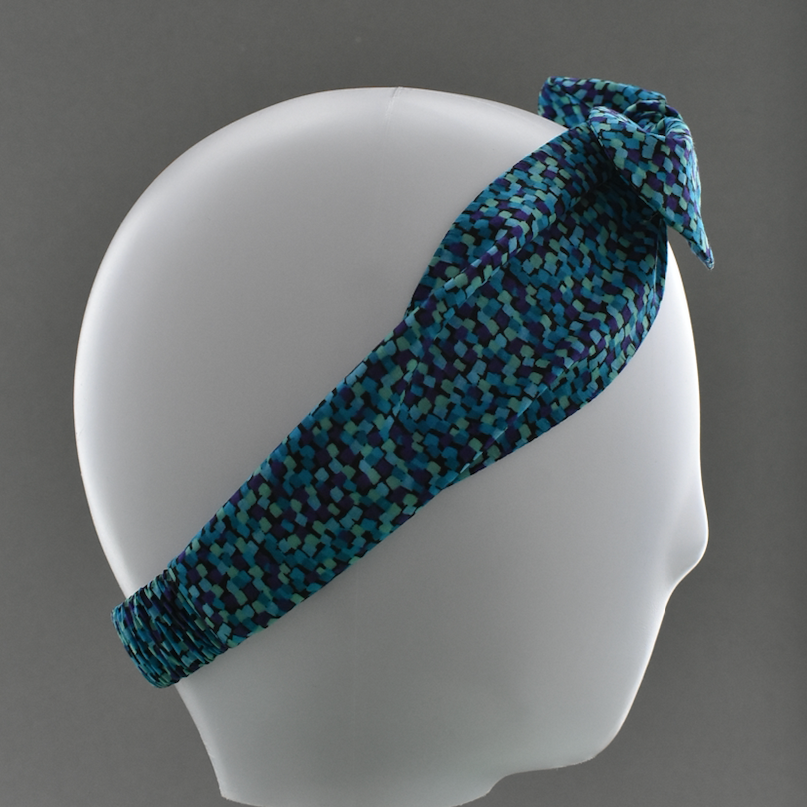 Ladies Knot hairband - Liberty of London Mayhaze Blue