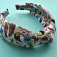 Ladies Knot Alice headband - Liberty of London Birds of Paradise - Silk & Lawn