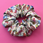 Scrunchie -  Liberty of London Birds of Feather - Silk & Lawn