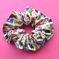 Scrunchie -  Liberty of London Birds of Feather - Silk & Lawn