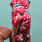 Luxury Silk Knot Alice band - Liberty of London Artist Tapestry Hearts Silk Satin - Silk & Lawn