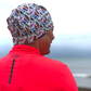 Salty Sea Knot - Swimming Cap Topper /Turban - Birds of Paradise - Silk & Lawn