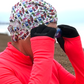 Salty Sea Knot - Swimming Cap Topper /Turban - Birds of Paradise - Silk & Lawn