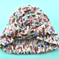 Salty Sea Knot - Swimming Cap Topper /Turban - Birds of Paradise - Silk & Lawn