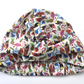 Salty Sea Knot - Swimming Cap Topper /Turban - Birds of Paradise - Silk & Lawn