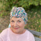 Ladies Turban Hat - Liberty of London Pink Pineapple Paisley - Silk & Lawn