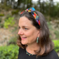 Ladies Knot Tie hairband - Liberty of London Memphis Trail - Silk & Lawn