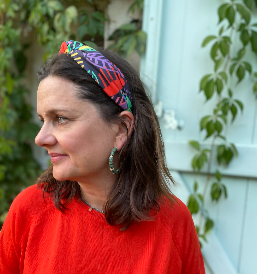 Ladies Knot Alice headband - Liberty of London Memphis Trail