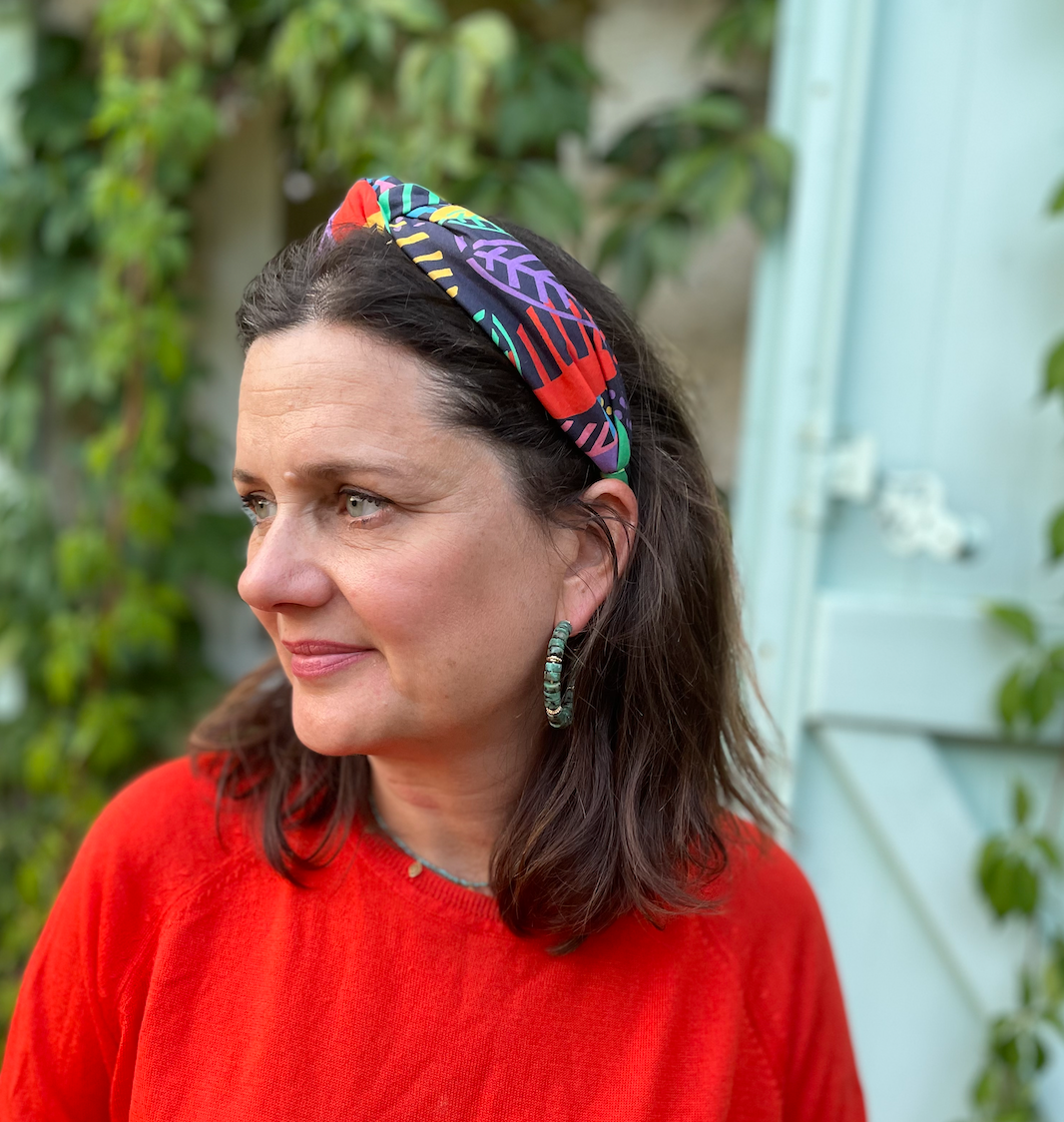 Ladies Knot Alice headband - Liberty of London Memphis Trail