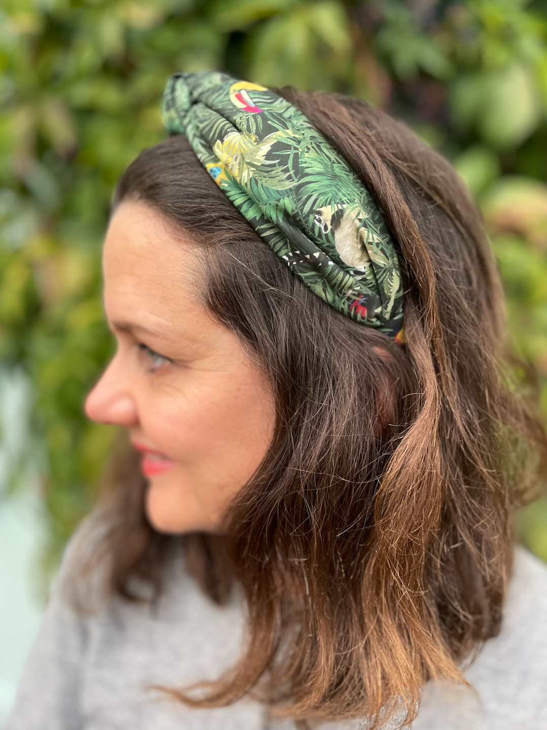Knot Alice headband - Liberty of London Tou-Can Hide - Jungle