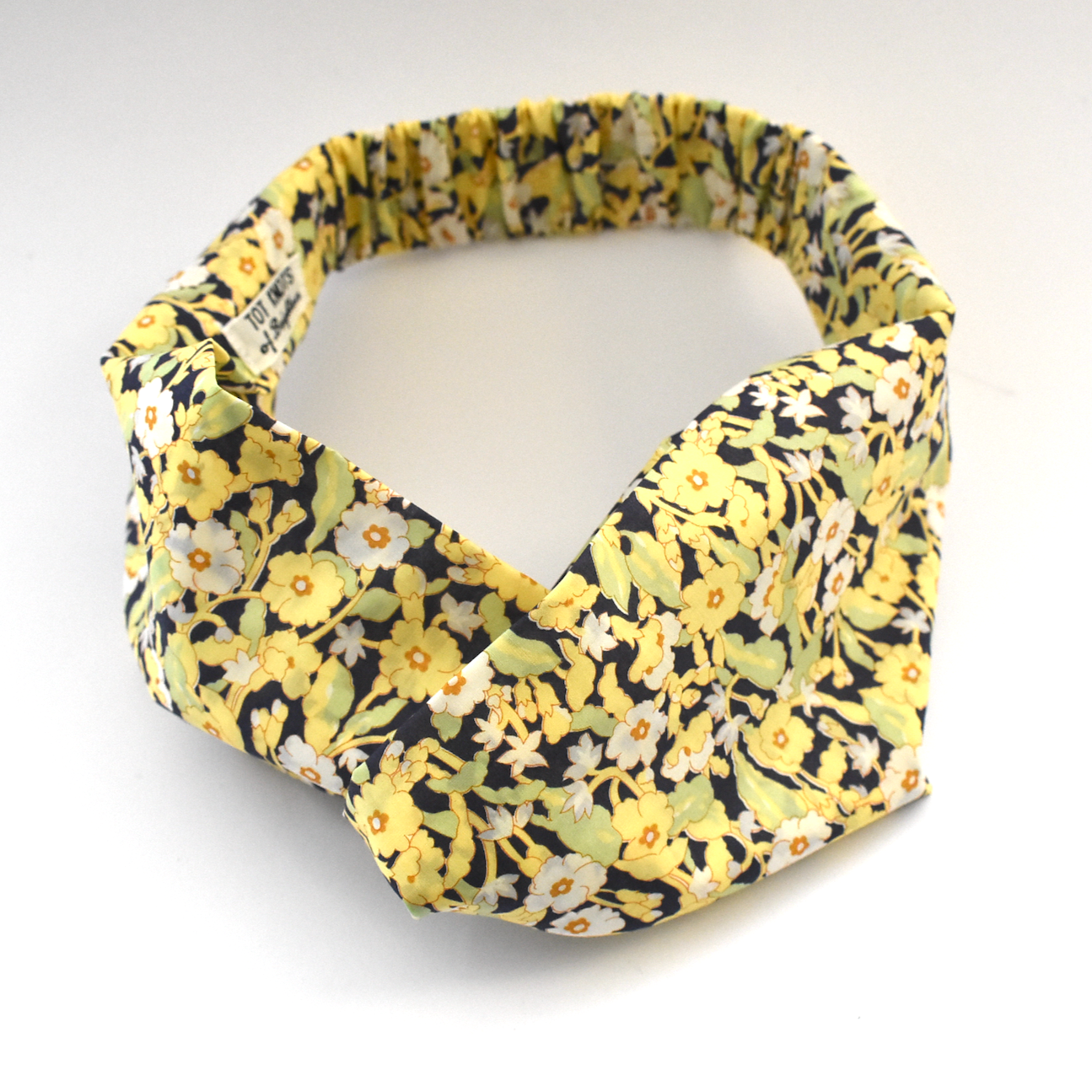 Twisted Turban Headband - Primrose Liberty print - Silk & Lawn