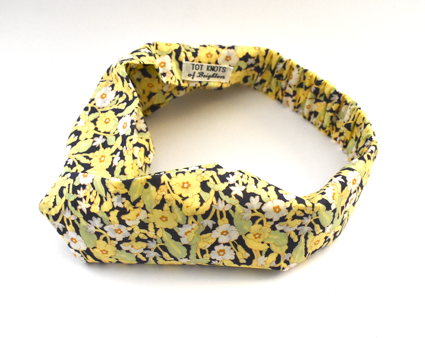 Twisted Turban Headband - Primrose Liberty print - Silk & Lawn