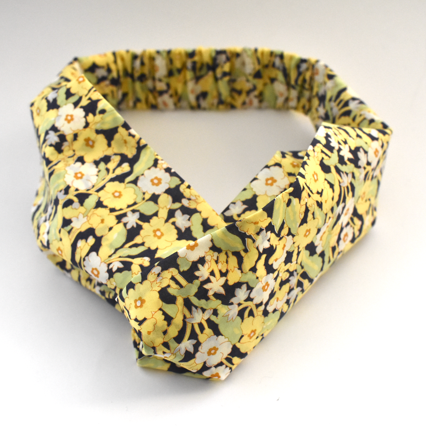 Twisted Turban Headband - Primrose Liberty print - Silk & Lawn