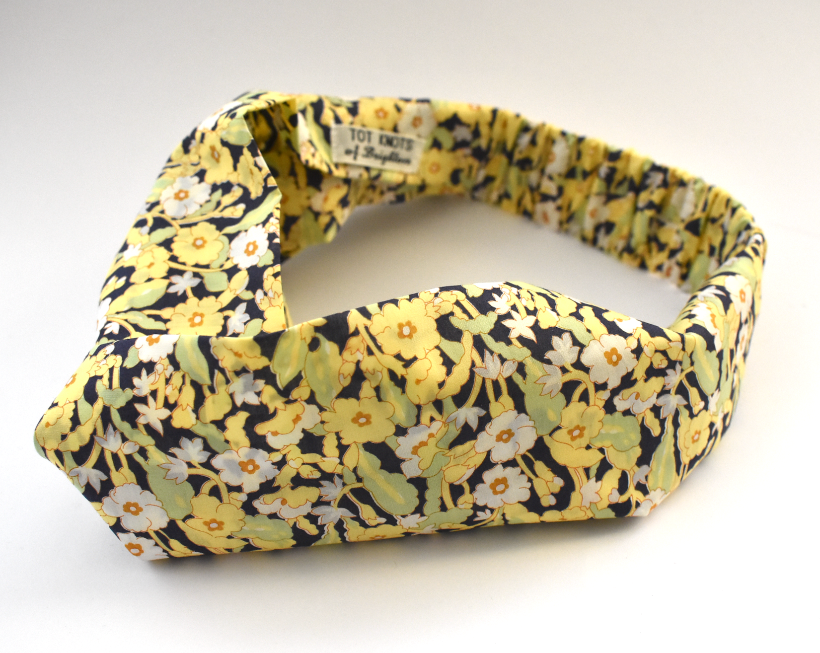 Twisted Turban Headband - Primrose Liberty print - Silk & Lawn