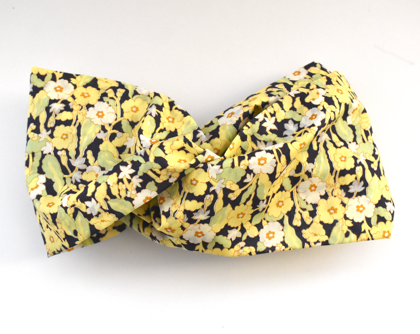 Twisted Turban Headband - Primrose Liberty print - Silk & Lawn