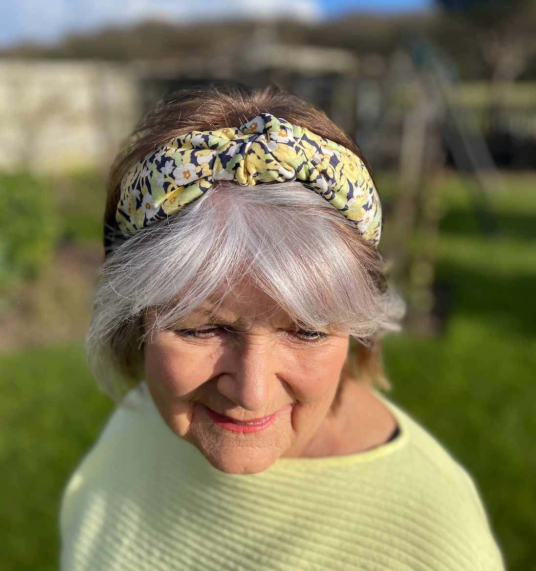 Classic Knot head band - Liberty of London Primrose print - Silk & Lawn