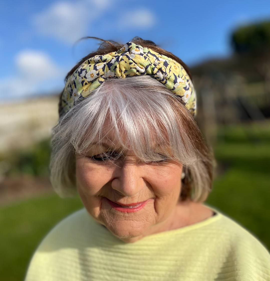 Classic Knot head band - Liberty of London Primrose print - Silk & Lawn