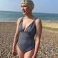 Salty Sea Knot - Swimming Cap Topper - Swim Turban in Yellow Primrose - Silk & Lawn