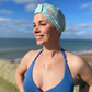 Salty Sea Knot - Swimming Cap Topper - Swim Turban - Clara Shoes - Silk & Lawn