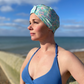 Salty Sea Knot - Swimming Cap Topper - Swim Turban - Clara Shoes - Silk & Lawn