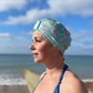 Salty Sea Knot - Swimming Cap Topper - Swim Turban - Clara Shoes - Silk & Lawn