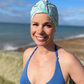 Salty Sea Knot - Swimming Cap Topper - Swim Turban - Clara Shoes - Silk & Lawn