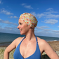 Together Co Salty Sea Knot - Swimming Cap Topper - Swim Turban in Yellow D'anjo - Silk & Lawn