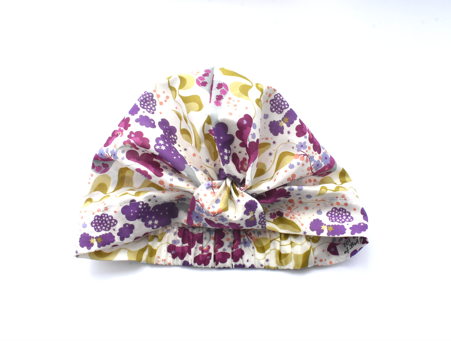 Salty Sea Knot - Swimming Cap Topper - Swim Turban - Mini Mim Earth and Celestial print