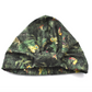 Salty Sea Knot - Swimming Cap Topper - Swim Turban - Green Tou-Can Hide Jungle print - Silk & Lawn