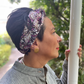 Twisted Turban hairband in Liberty of London Kaleidoscope in pink 100% Tana Lawn cotton - Silk & Lawn