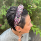Knot Alice band - Liberty of London Kaleidoscope in Pink - Silk & Lawn