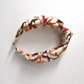 Classic Knot head band - Liberty of London Clara Cream Heels print - Silk & Lawn