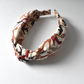 Classic Knot head band - Liberty of London Clara Cream Heels print - Silk & Lawn
