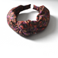 Classic Knot head band - Liberty of London Kussman print - Silk & Lawn